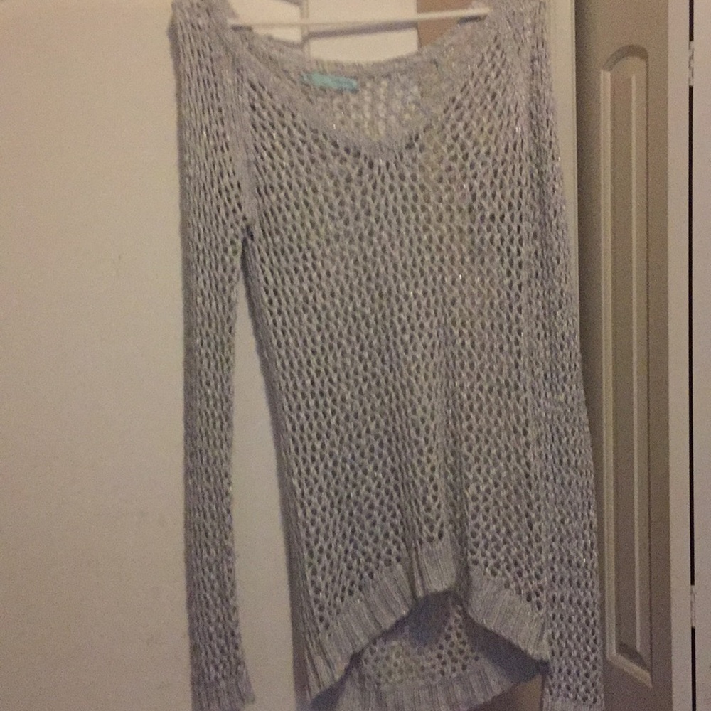 Silver sweater
